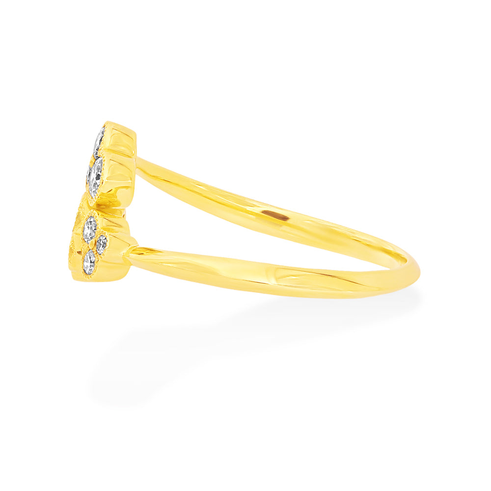 18Ct. Yellow Gold 0.38ct Diamond Ring