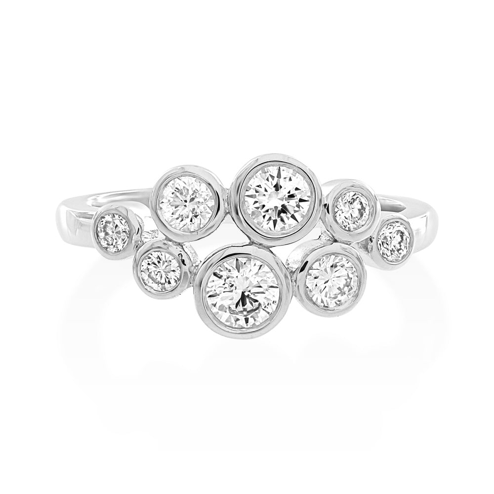 Platinum 0.76 Diamond Ring