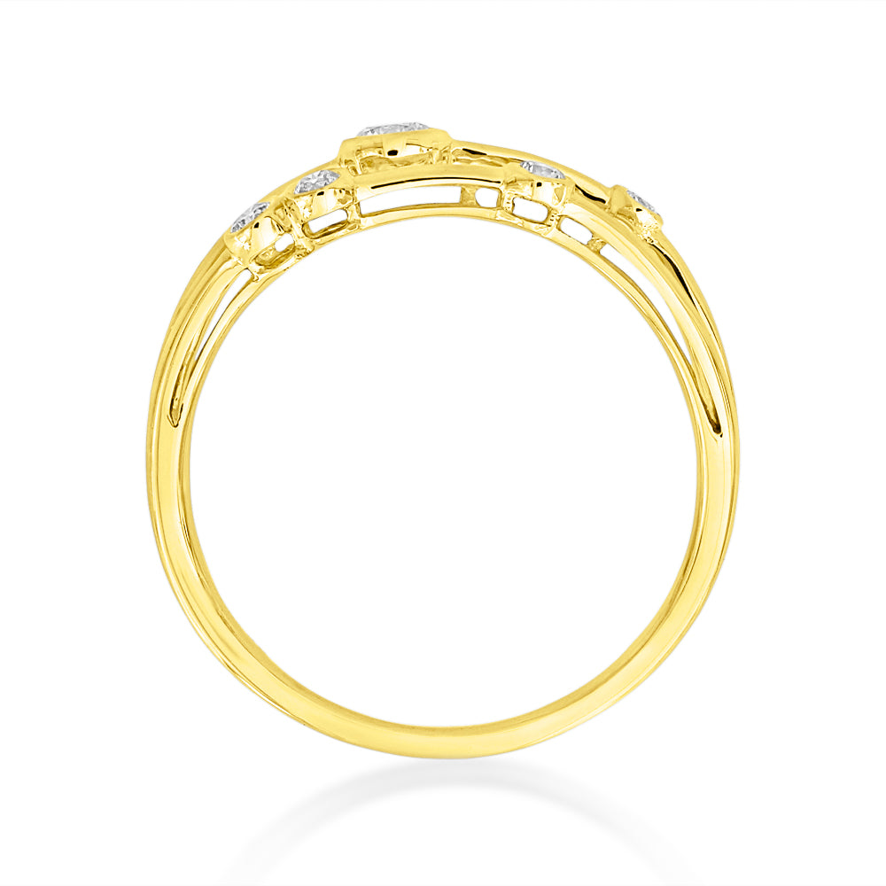 18Ct. Yellow Gold 0.27ct Diamond Ring