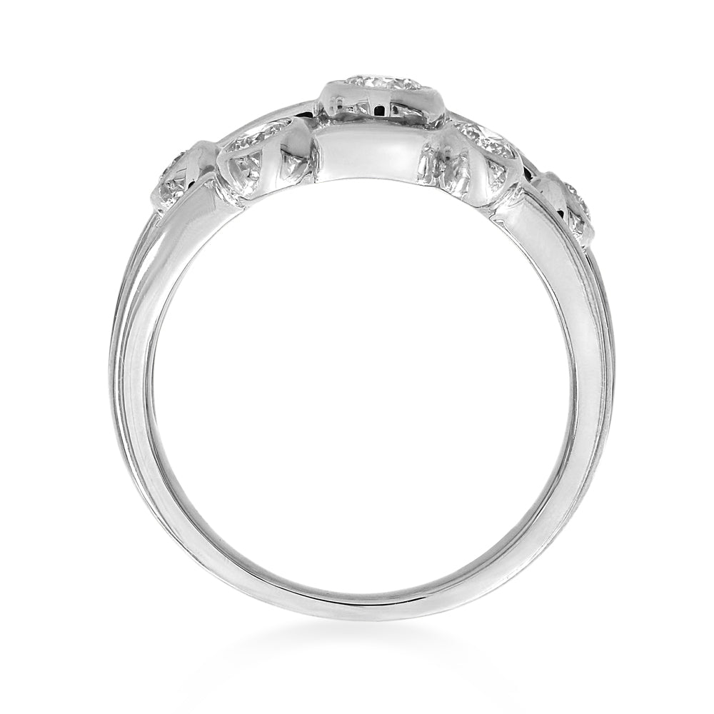 Platinum 0.81 Diamond Ring