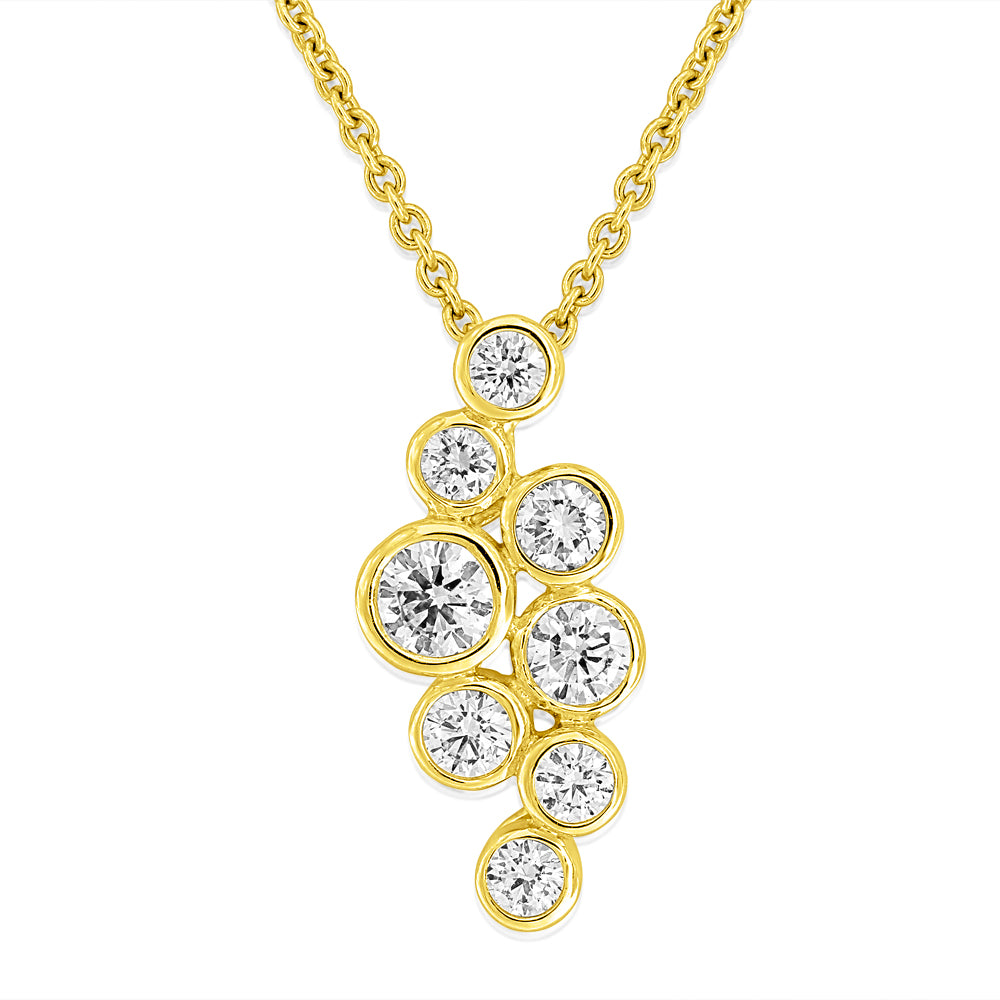18Ct. Yellow Gold 0.51ct Diamond Pendant