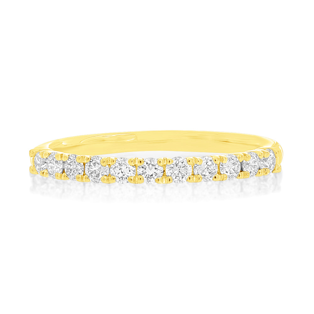 18ct. Yellow Gold 0.39ct Diamond Ring