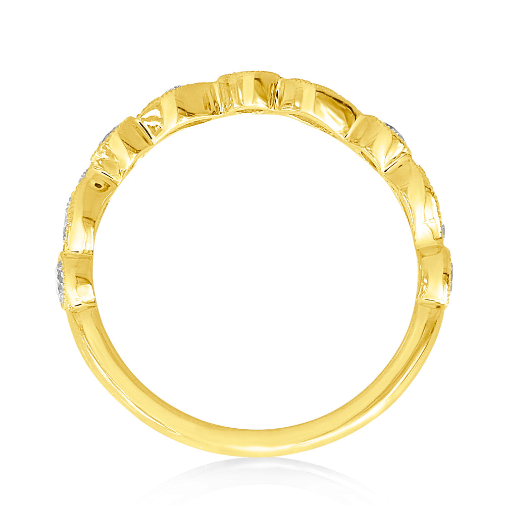 18ct. Yellow Gold 0.57ct Diamond Ring