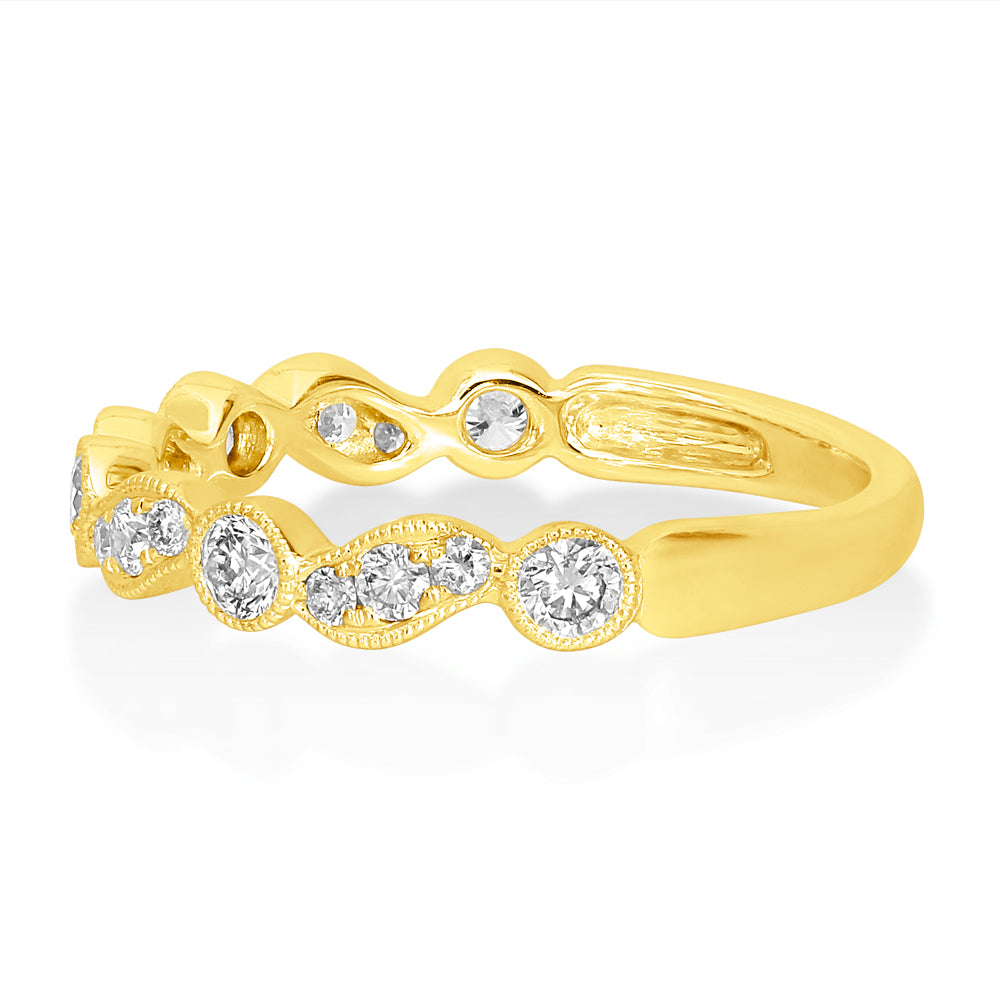 18ct. Yellow Gold 0.57ct Diamond Ring