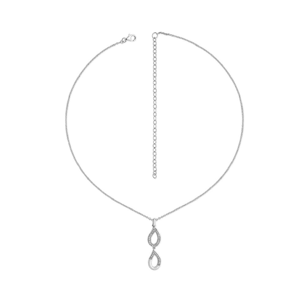 Double Melting Diamond Pendant