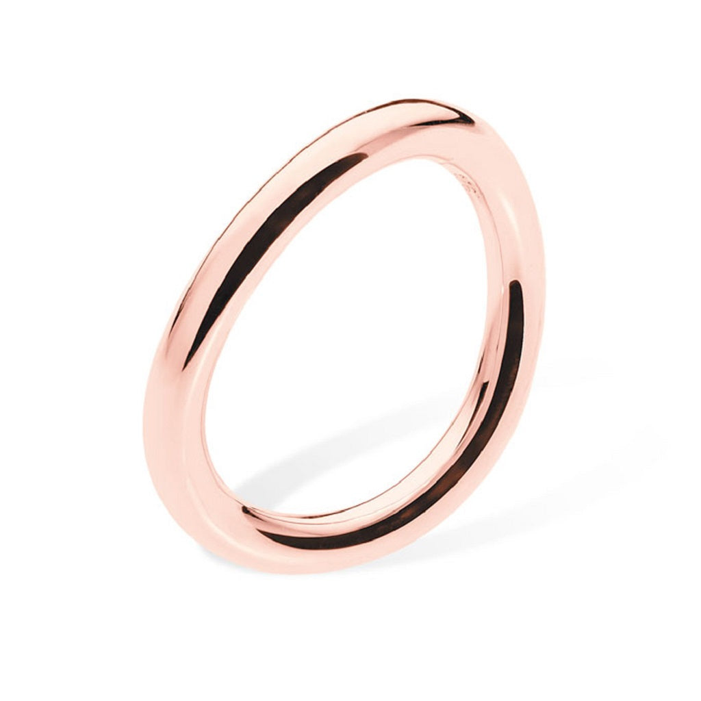 Midi Curve Ring in Rose Gold Vermeil