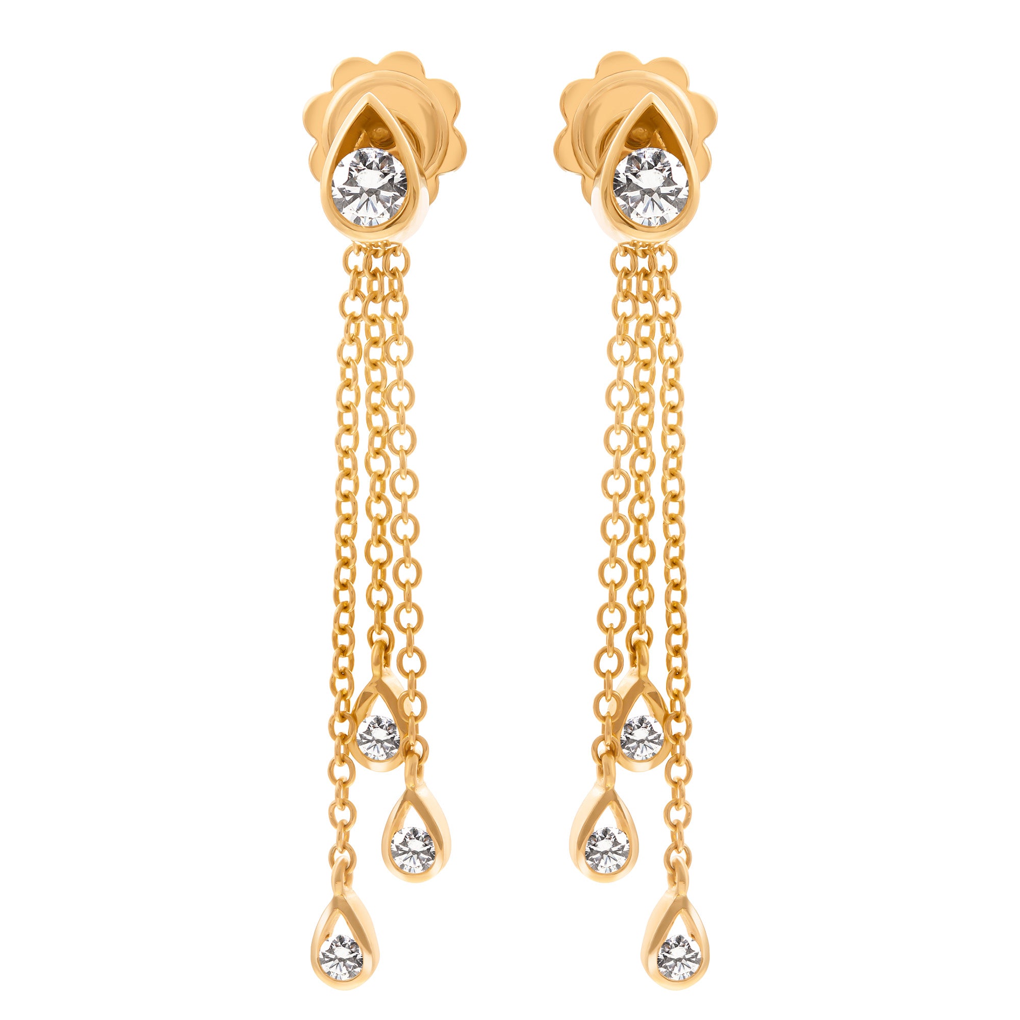 Opulence Triple Drop Earrings