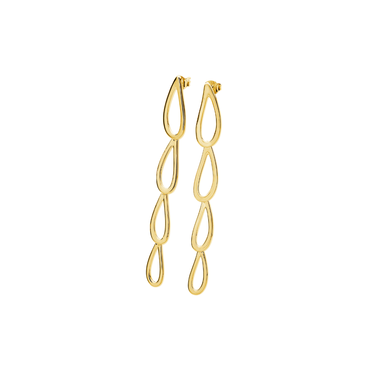 Large Petal Drop Earrings