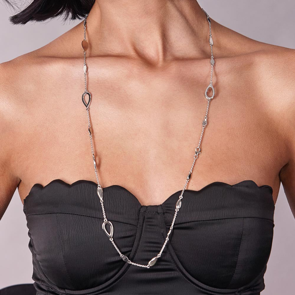 Station Petal Necklace
