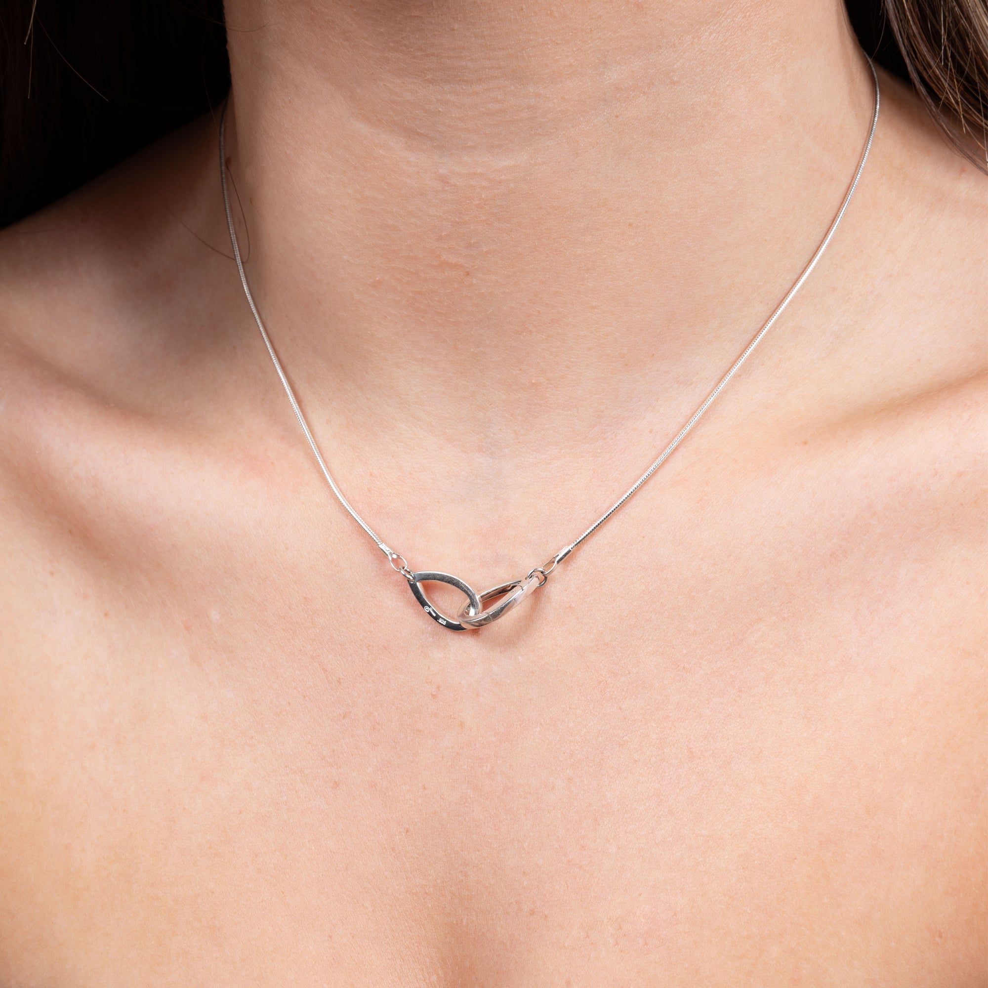 Small Linked Petal Pendant