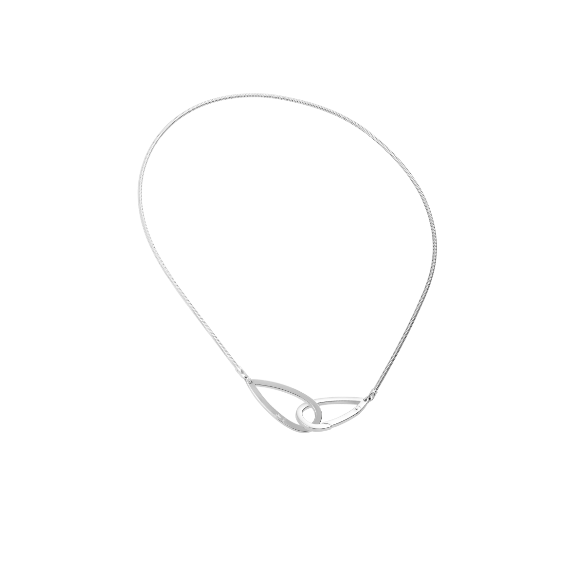 Large Linked Petal Pendant