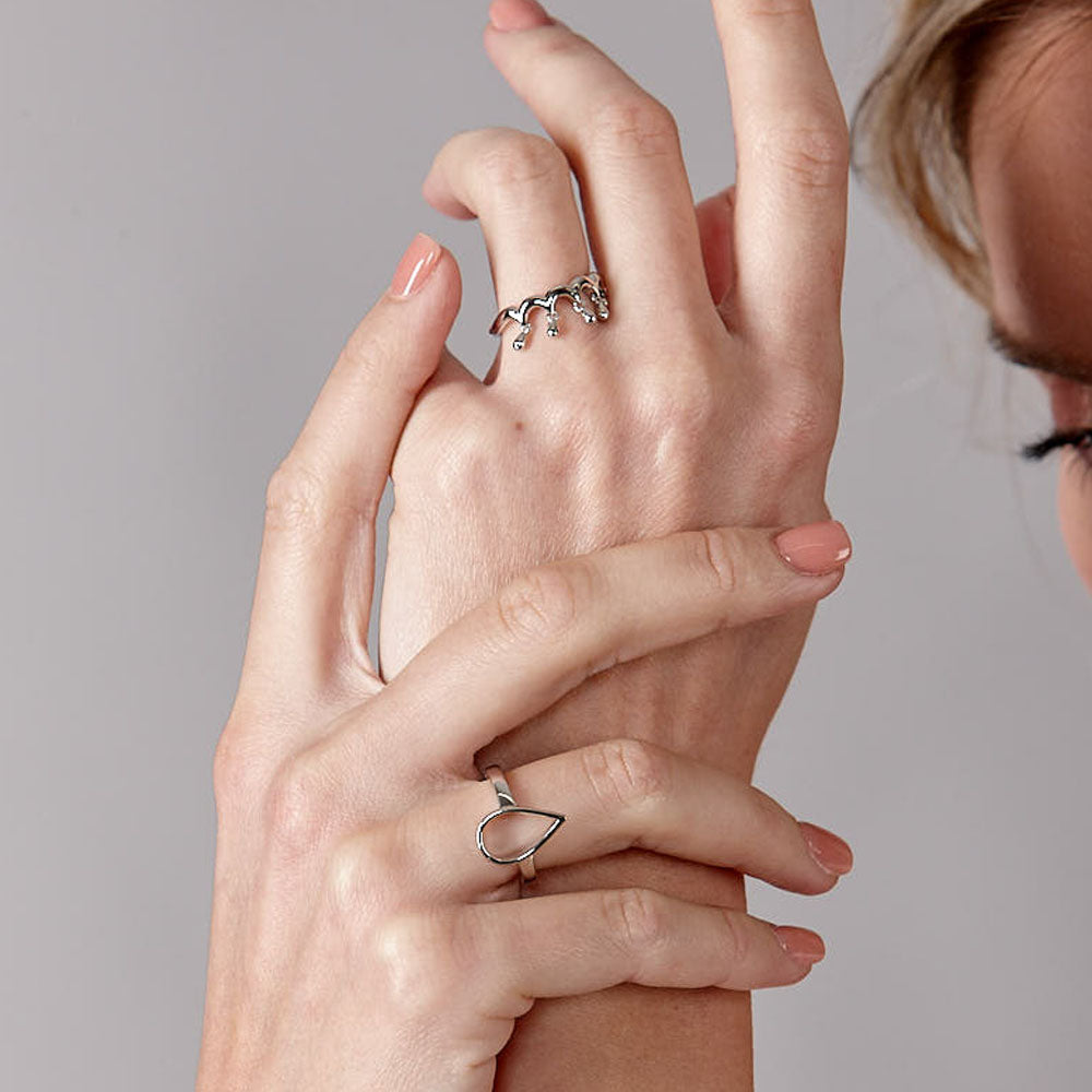 Open Petal Ring