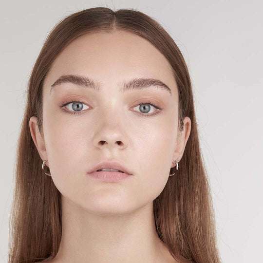 YELLOW GOLD VERMEIL SMALL HOOP TALON EARRINGS