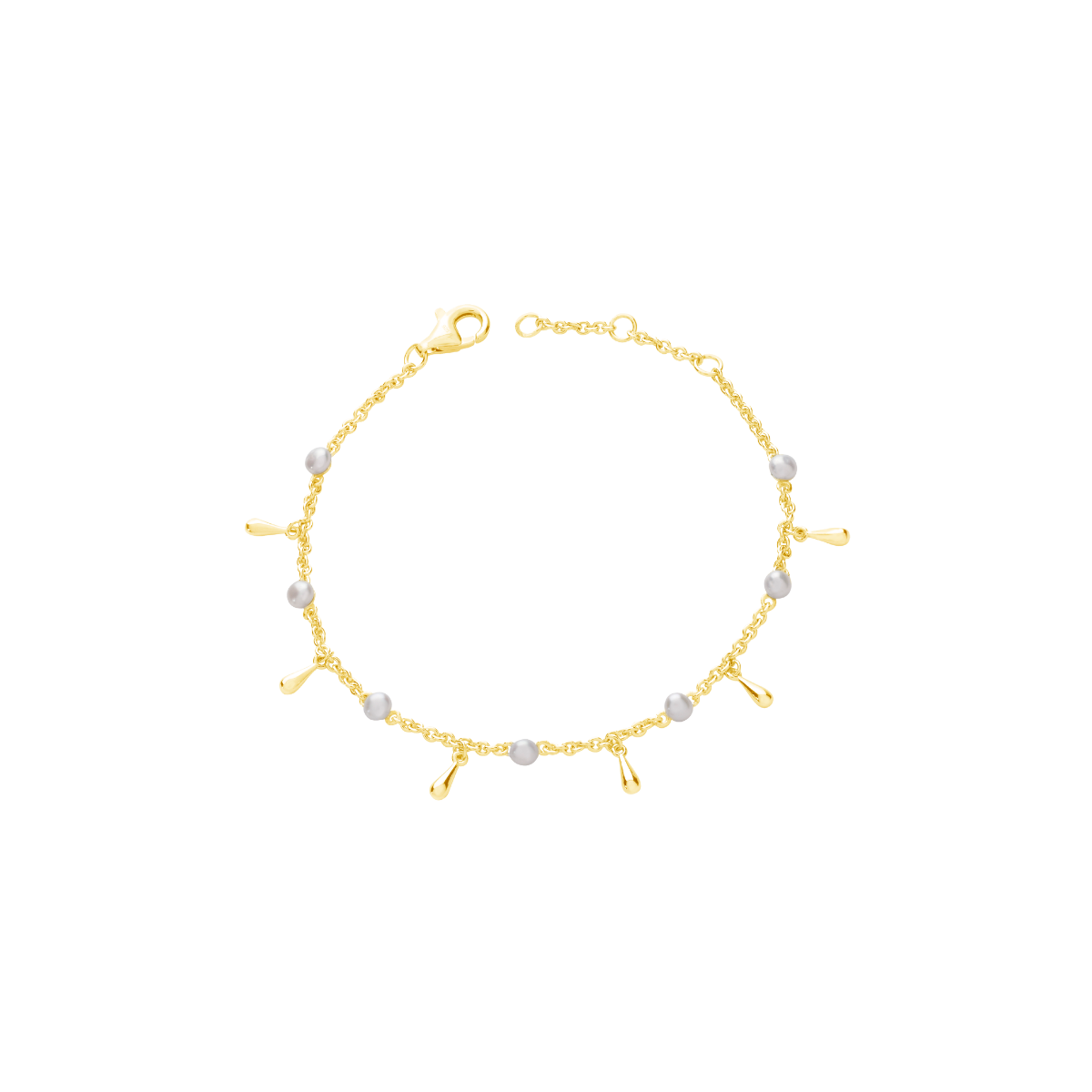 Royal Pearl Drop Bracelet