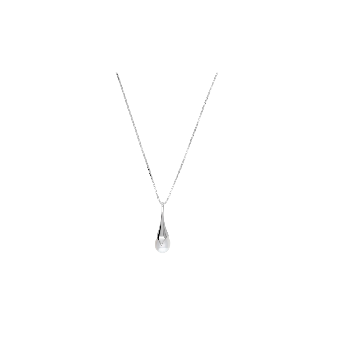 Royal Pearl Calla Lily Pendant