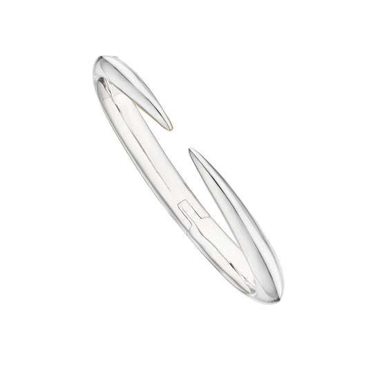 SABRE DECO SILVER CUFF BANGLE