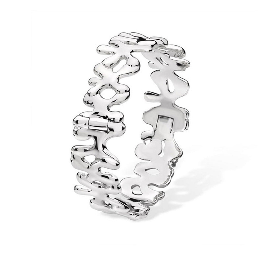 Continual Splash Bangle with Hinge