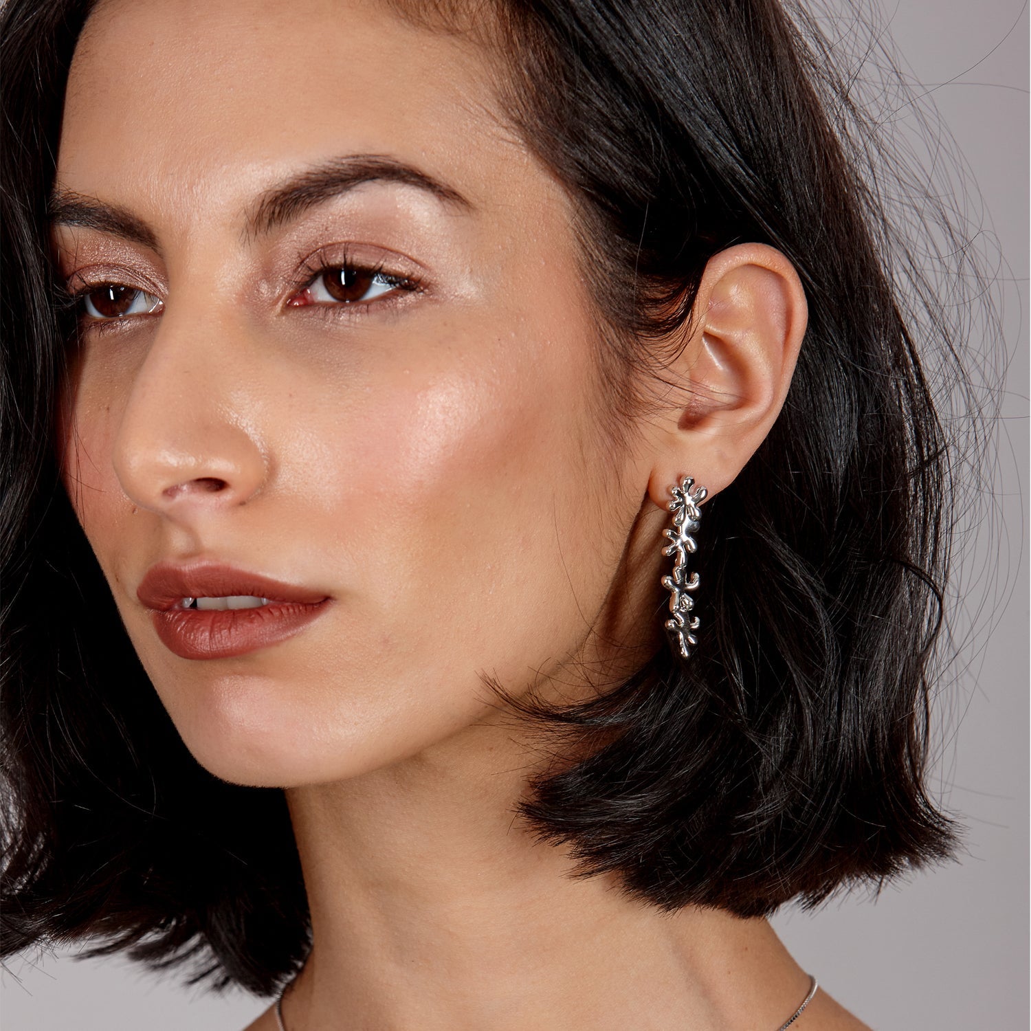 Four Drop Splash Earrings