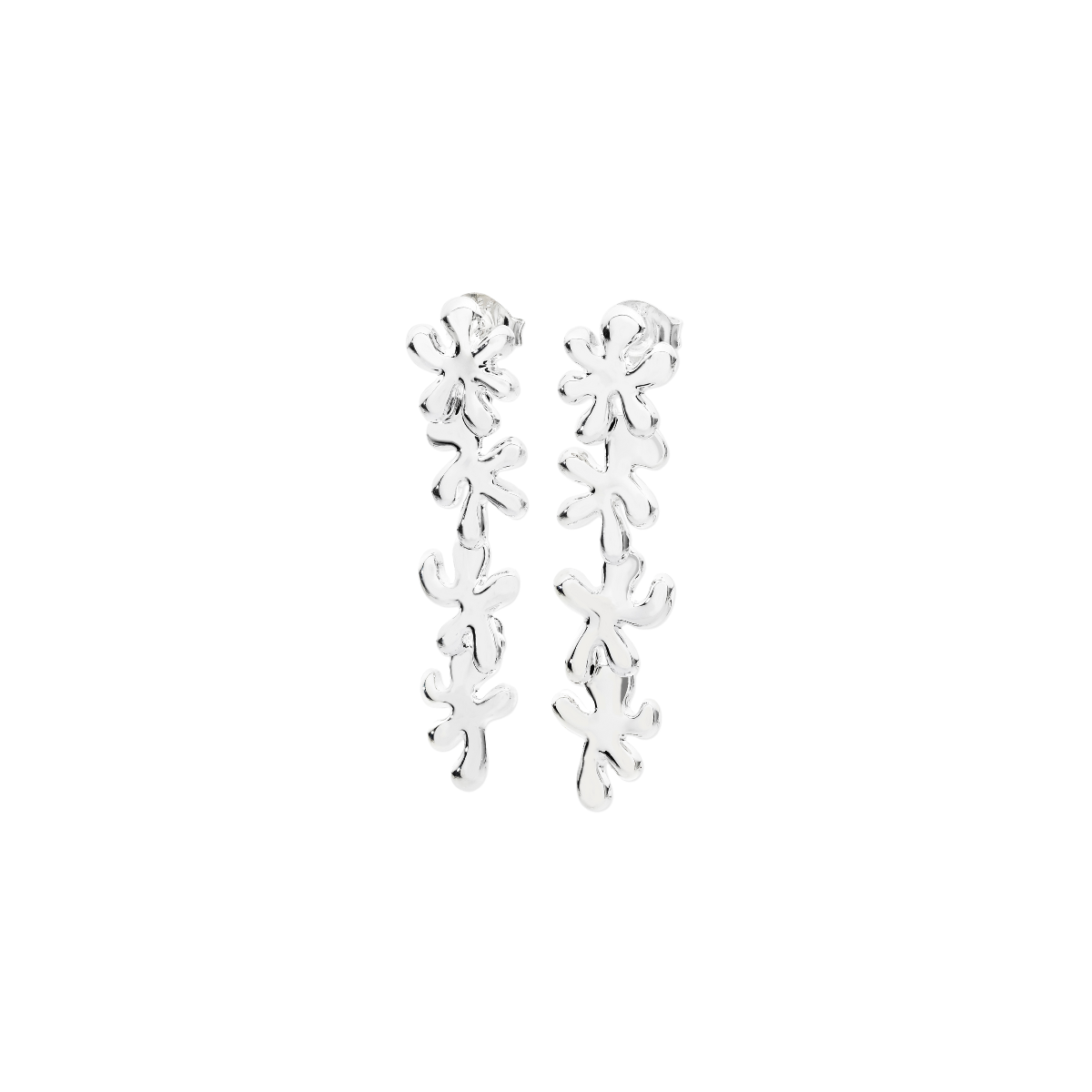 Four Drop Splash Earrings
