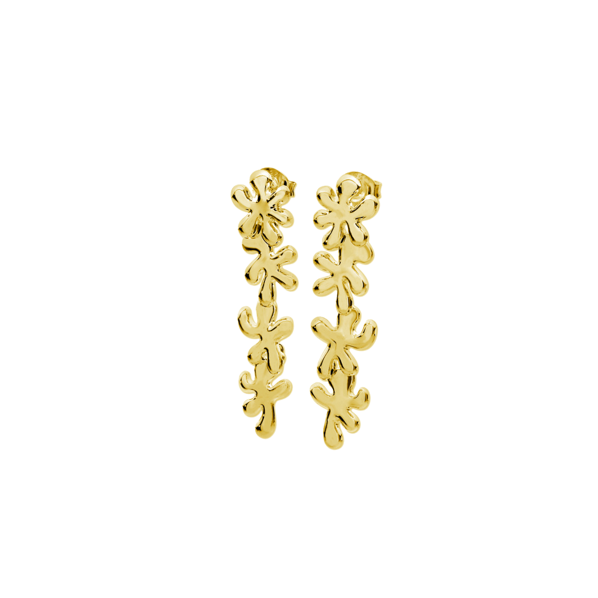 Four Drop Splash Earrings