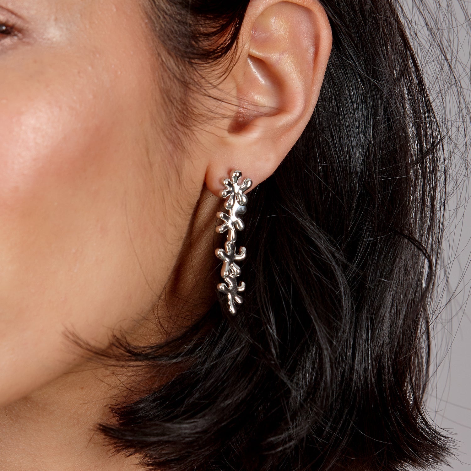 Four Drop Splash Earrings