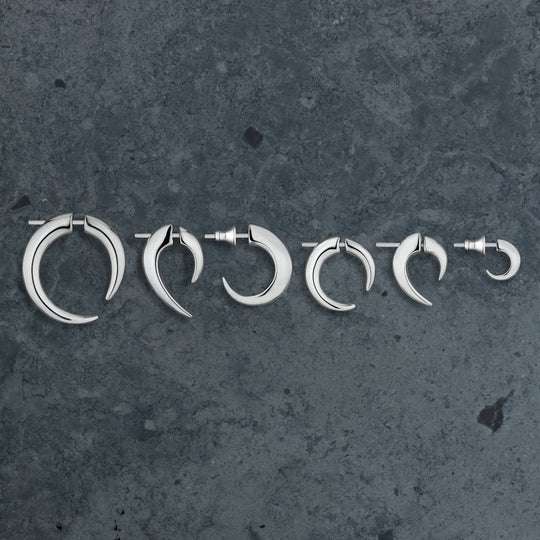 SILVER TALON EARRINGS