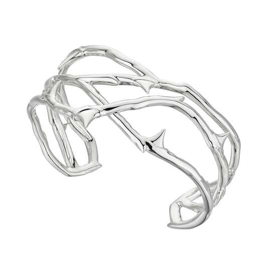 ROSE THORN SILVER SMALL CUFF
