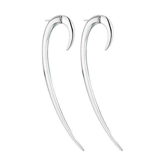 SILVER HOOK EARRINGS SIZE 3