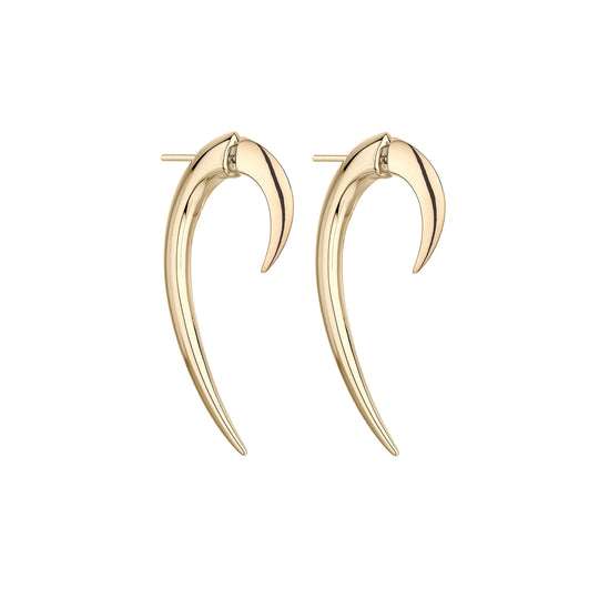 YELLOW GOLD VERMEIL HOOK EARRINGS