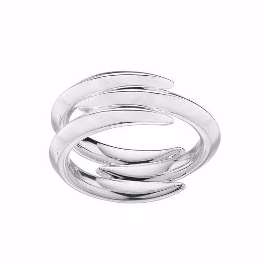 SILVER ARC TRIPLE RING