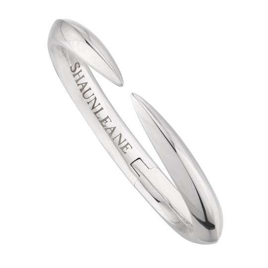 SILVER ARC BANGLE