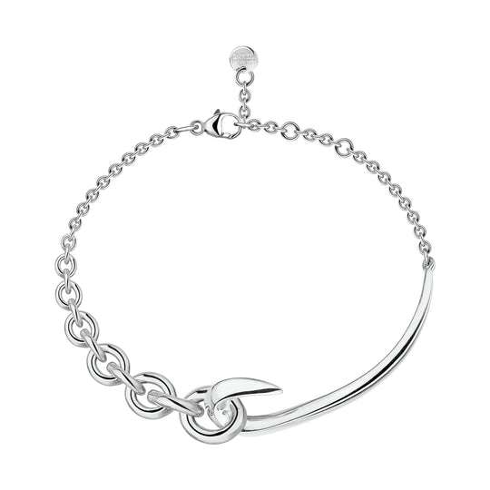 SILVER HOOK CHAIN BRACELET