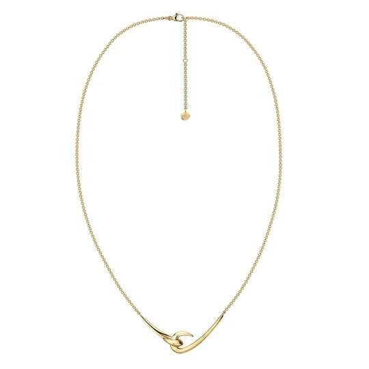 YELLOW GOLD VERMEIL HOOK PENDANT