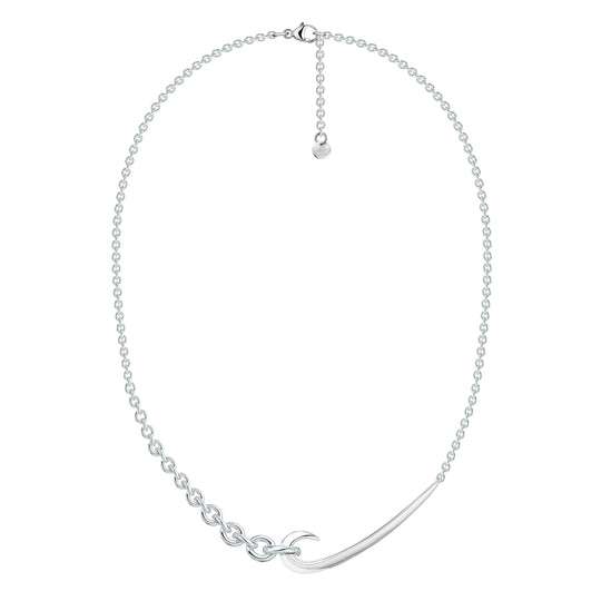 SILVER HOOK CHAIN CHOKER PENDANT