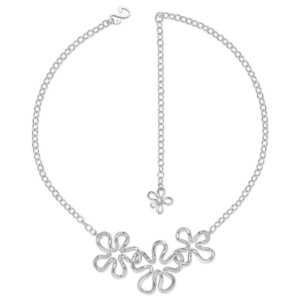 Triple Splash Open Necklace