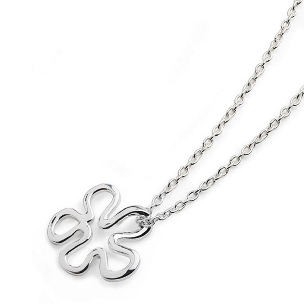 Open Splash Silver Pendant