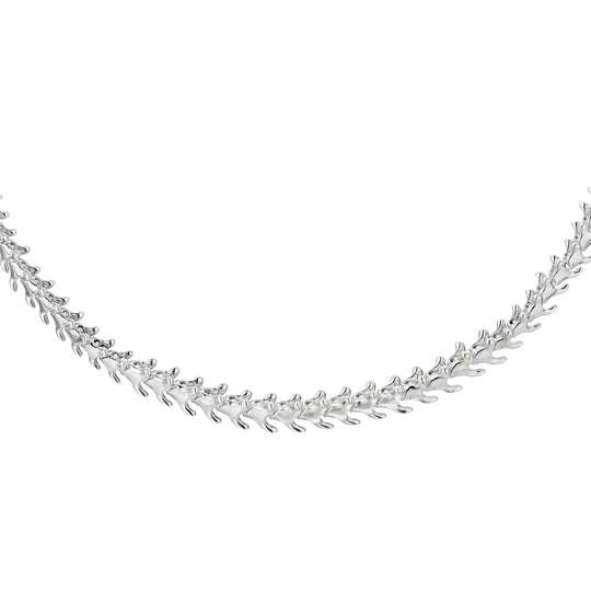 SILVER SERPENT TRACE CHOKER