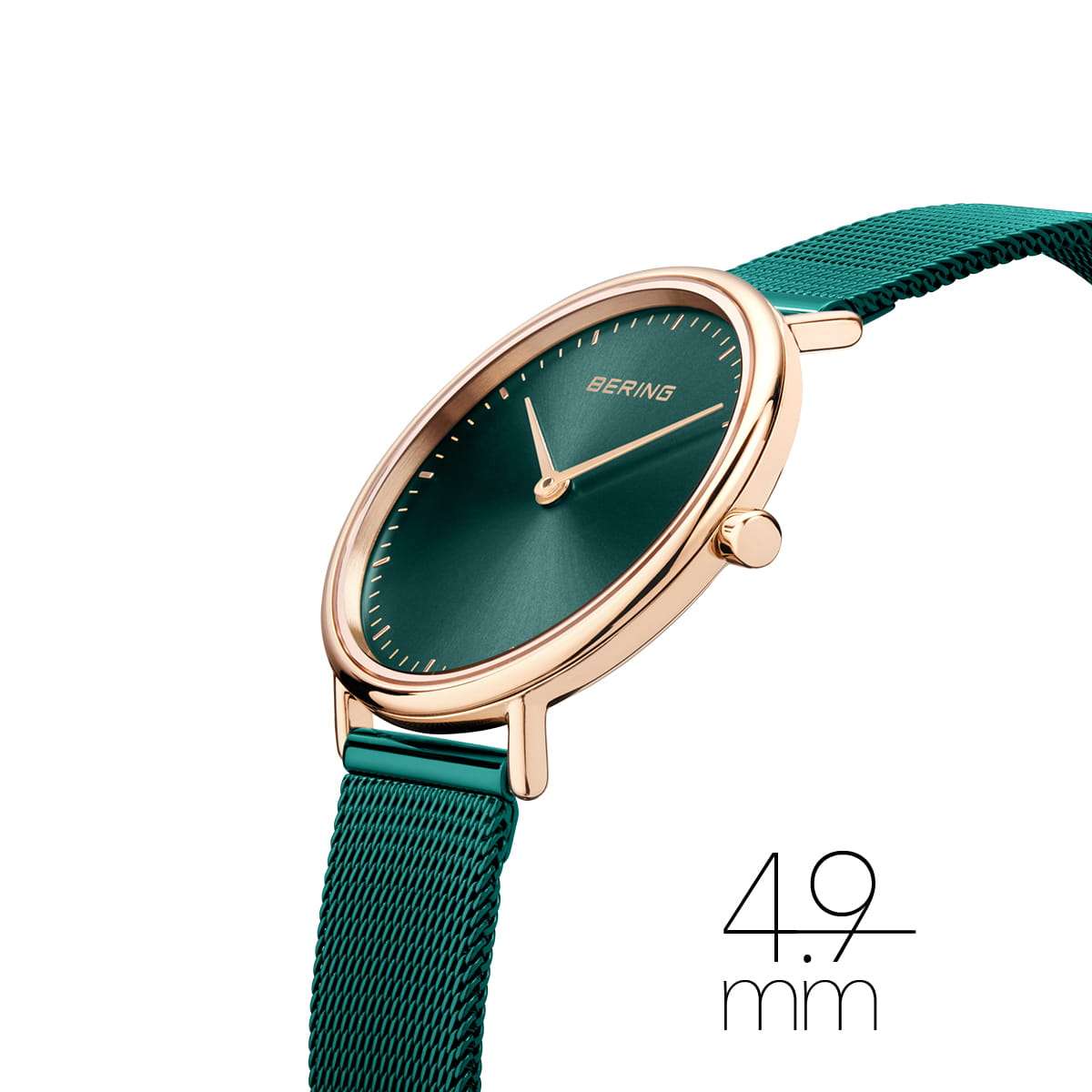 Bering Ultra Slim polished rose gold