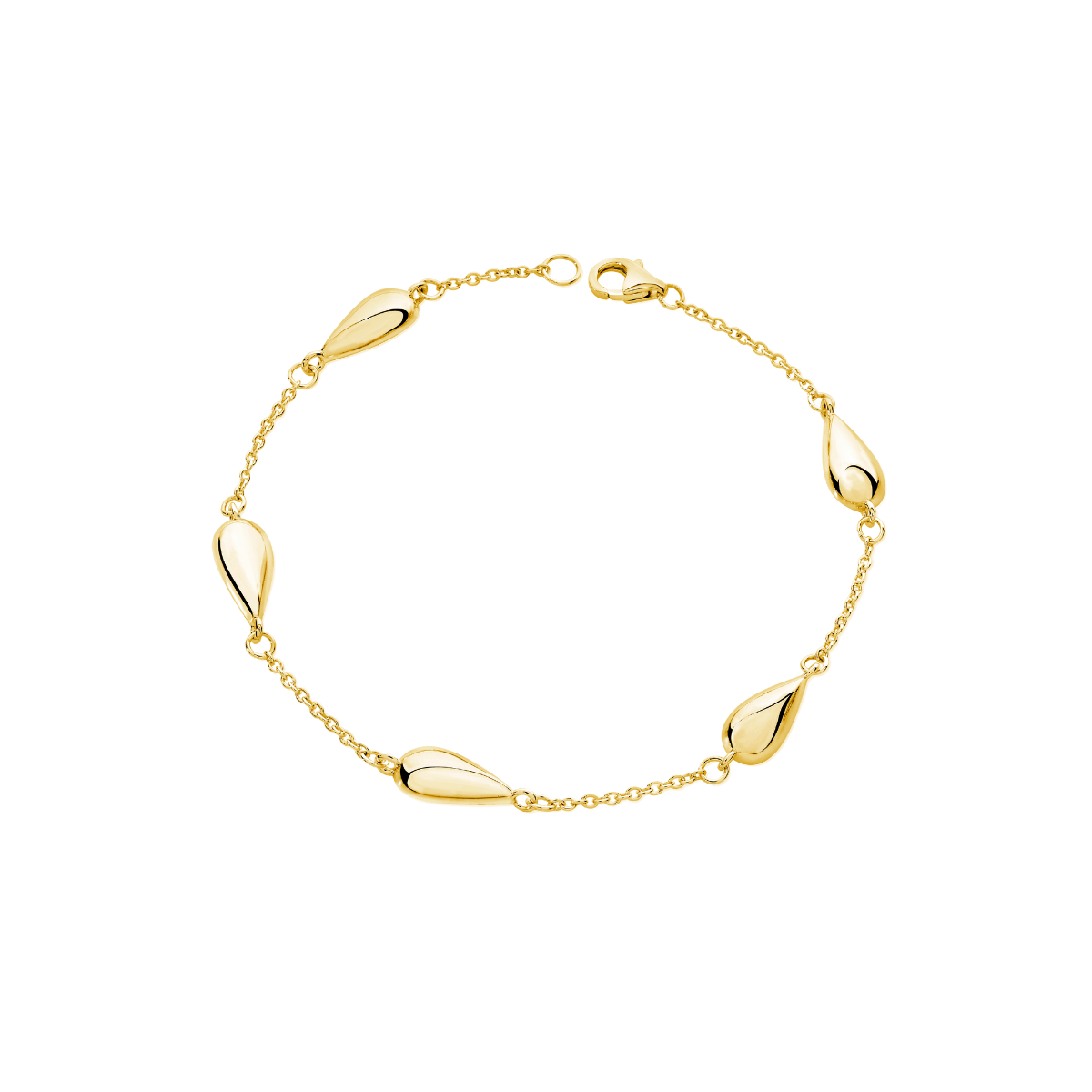 Station Tear Drop Bracelet