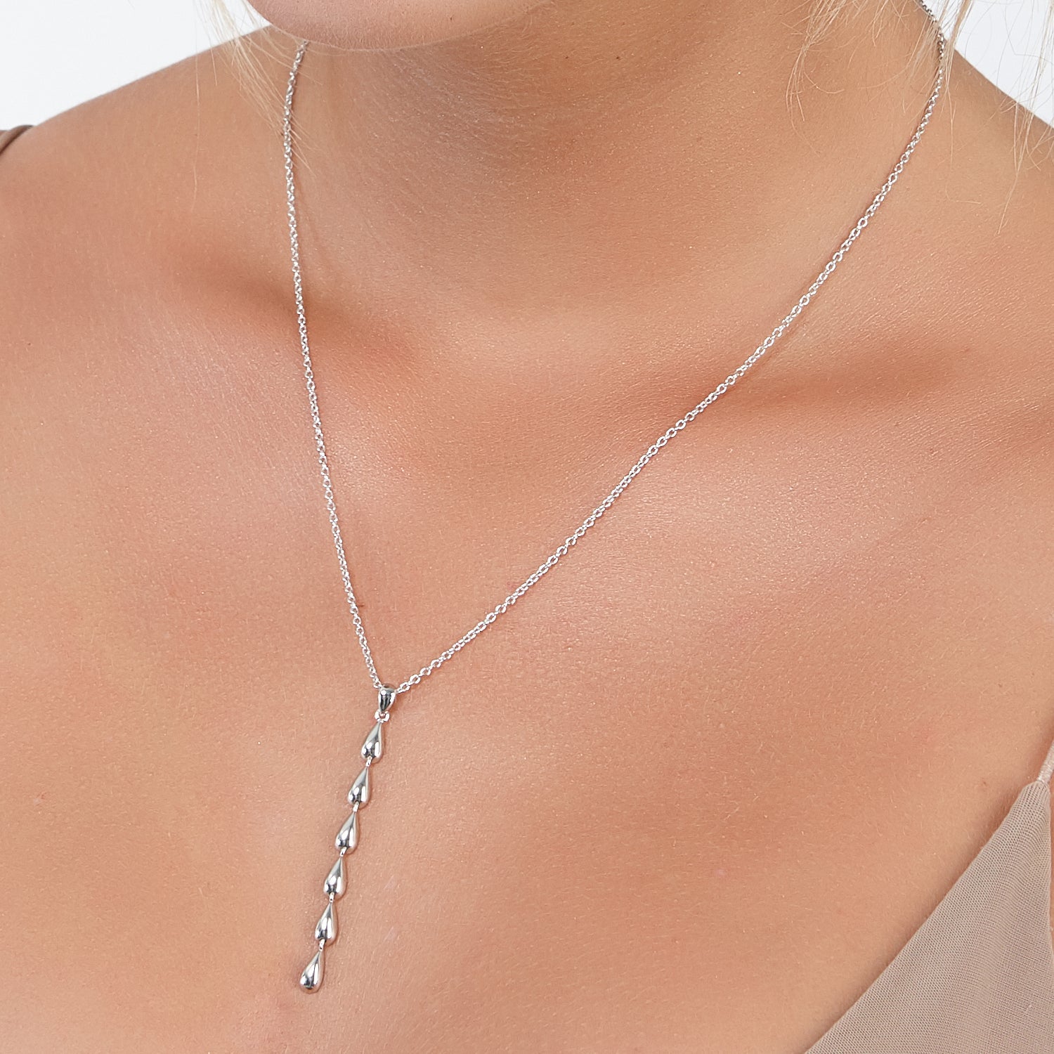 Long Tear Drop Pendant