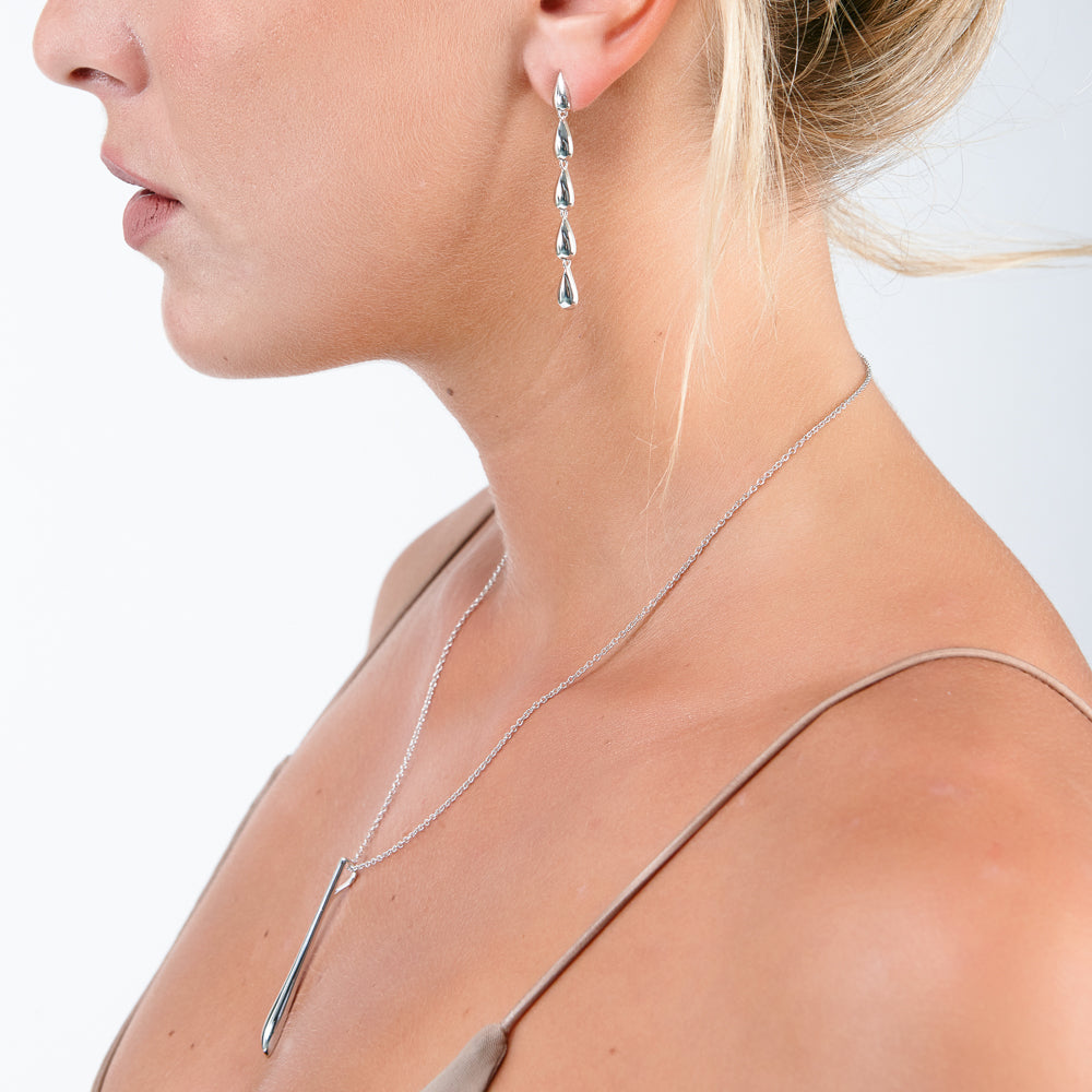 Solid Tear Drop Pendant