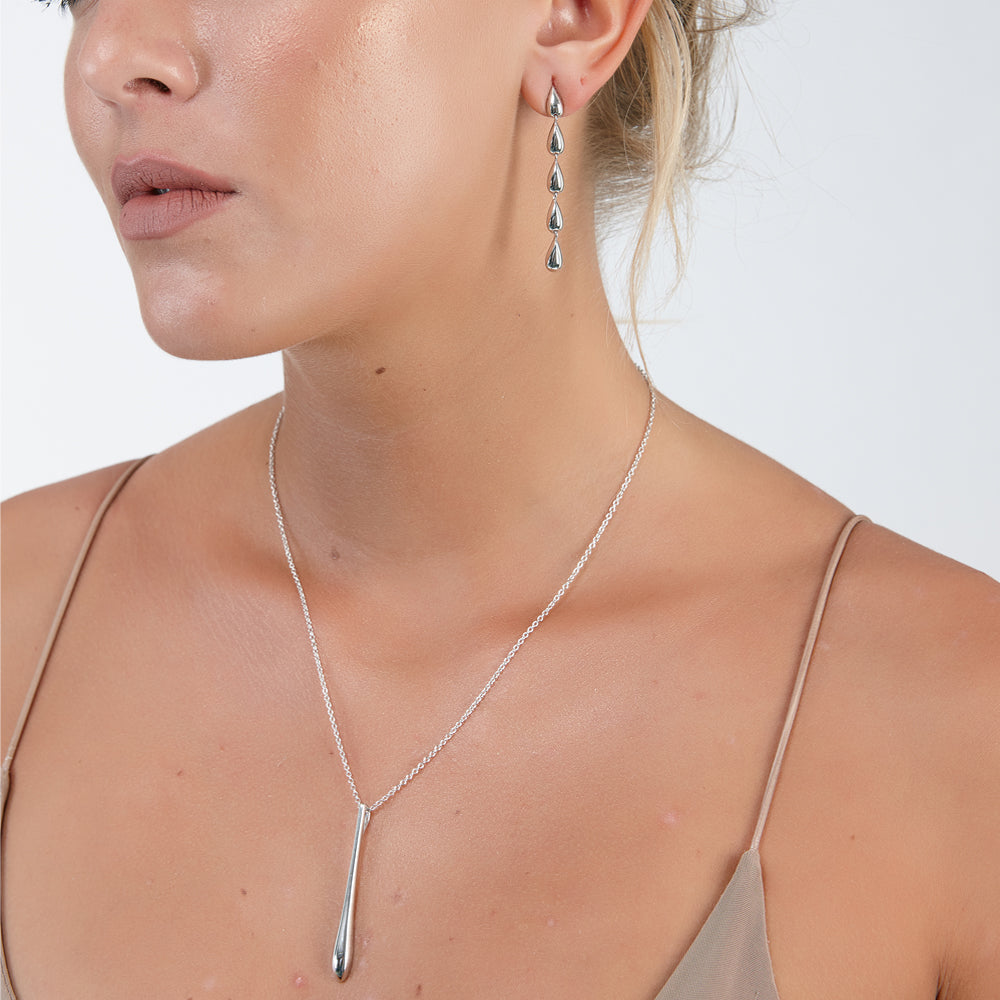 Solid Tear Drop Pendant