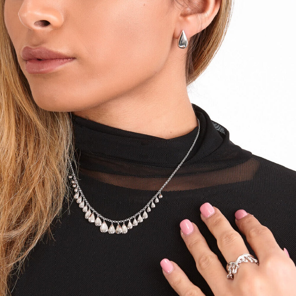Large Tear Drop Studs