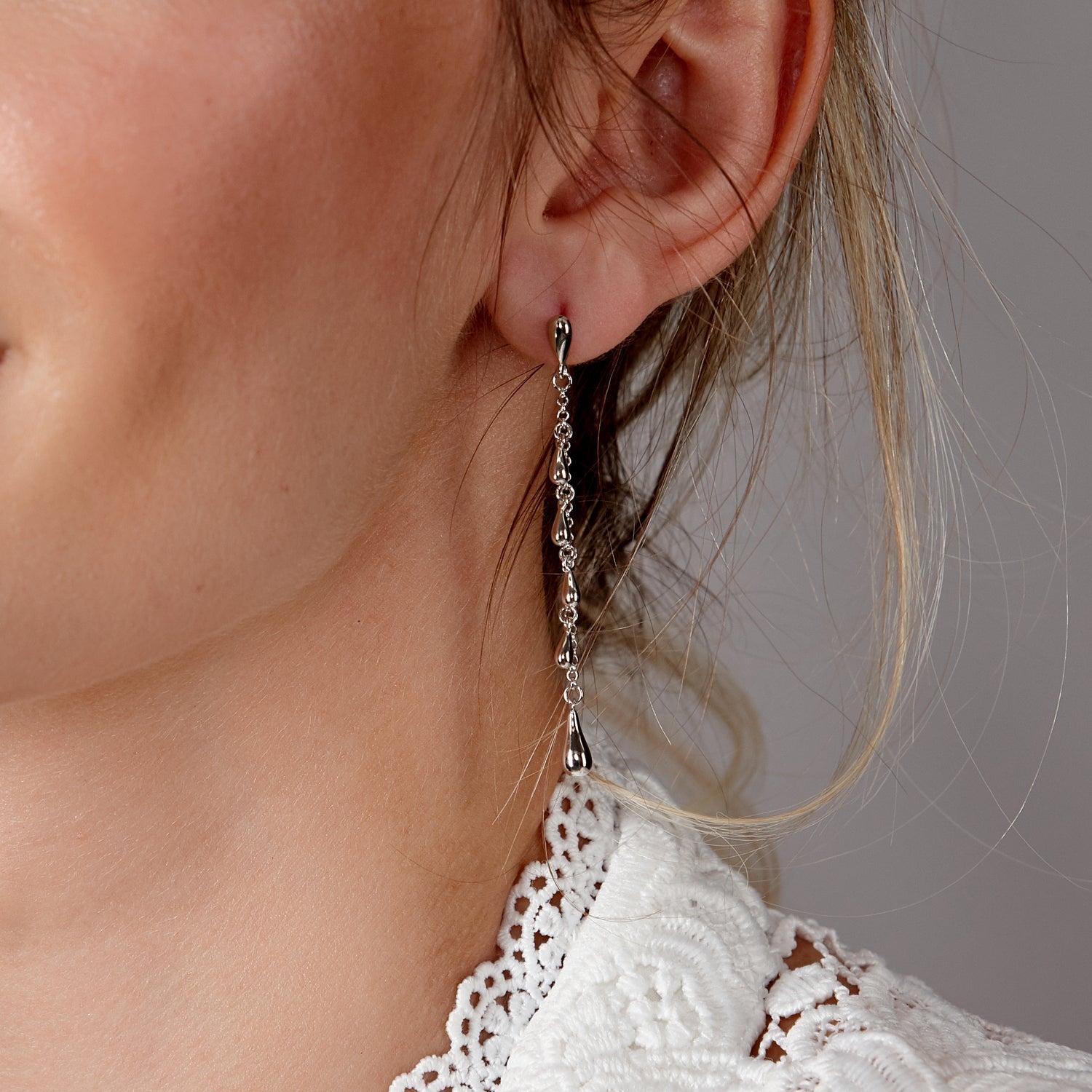 Cluster Drop Earrings