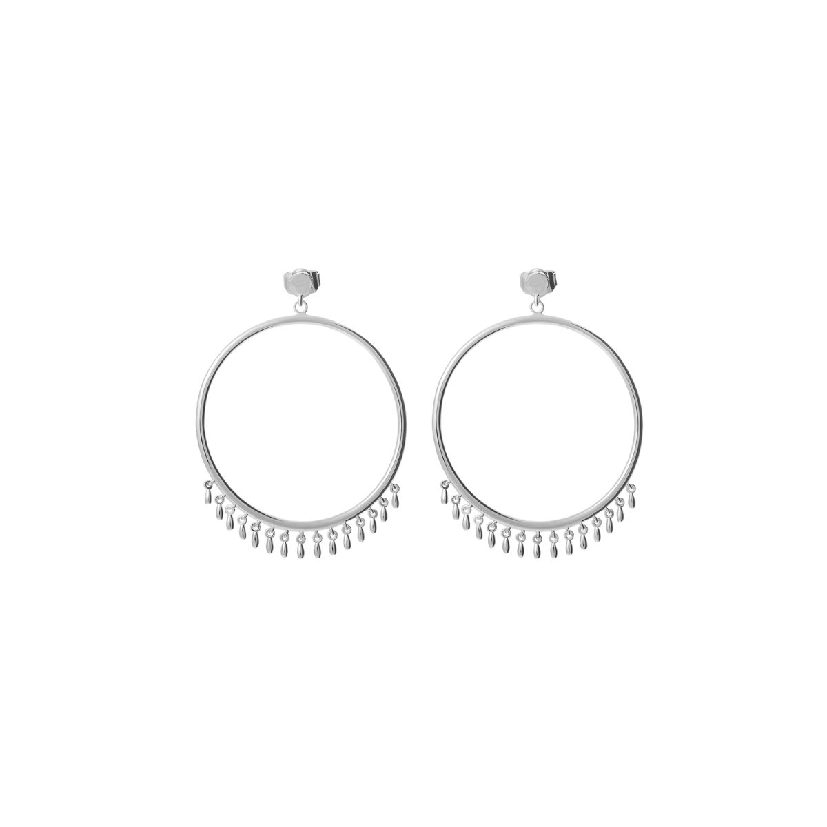 Waterfall Circle Earrings
