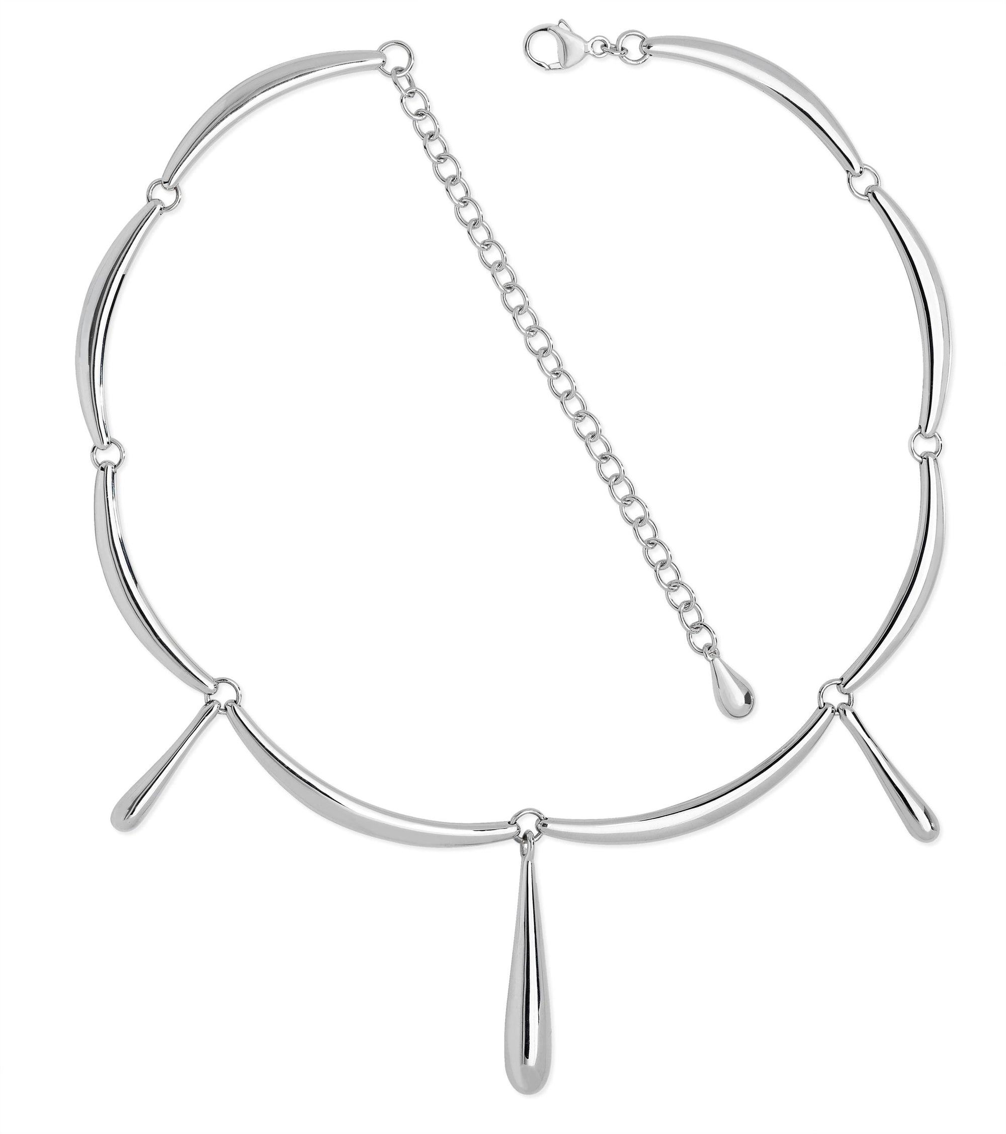 Waterfall Choker Necklace 14/18"
