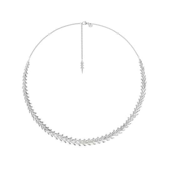 SILVER SERPENT TRACE CHOKER