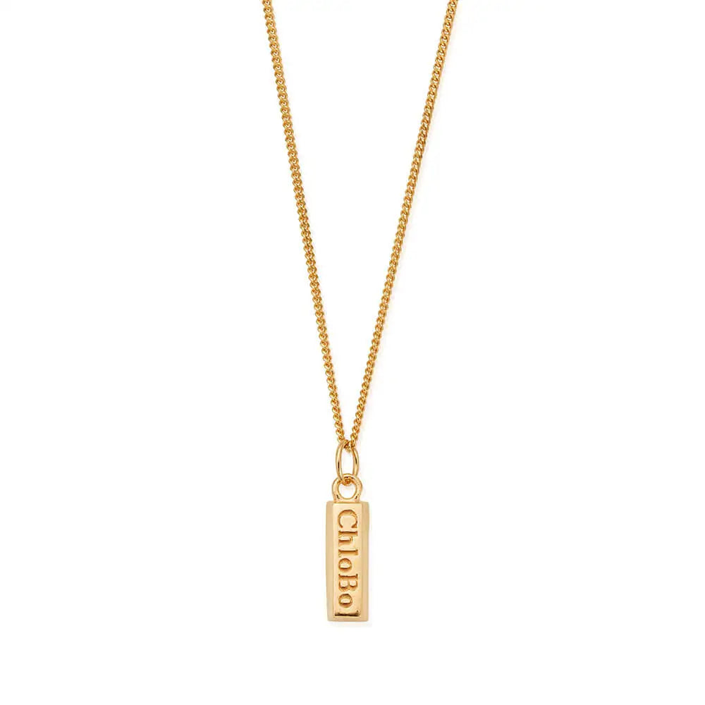 Men's Curb Chain ChloBo Ingot Necklace