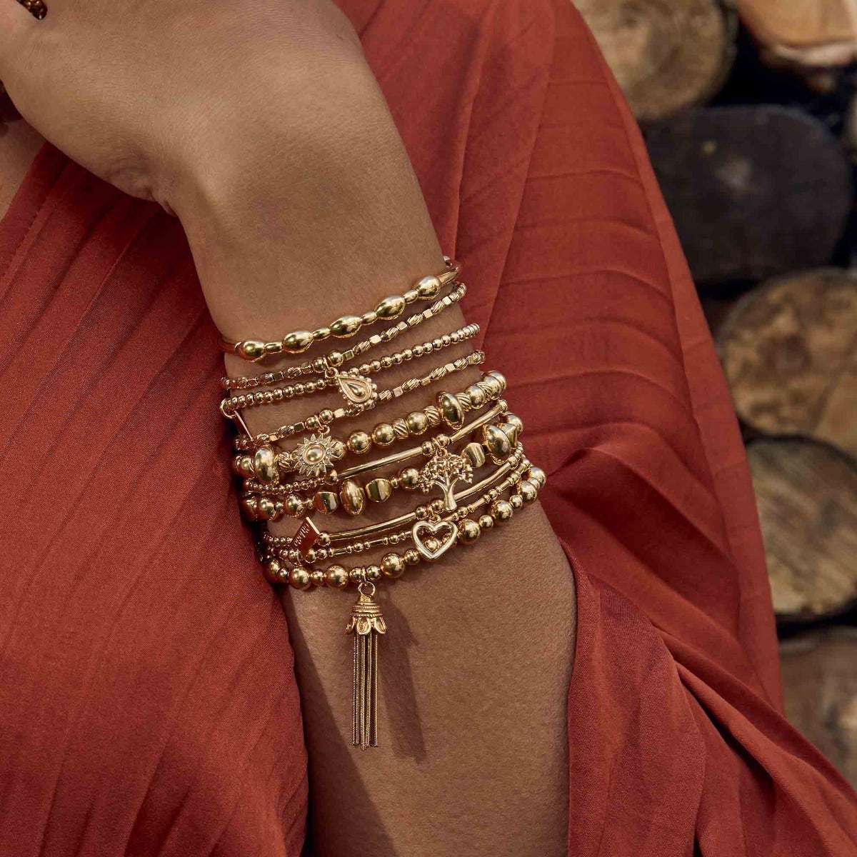 Chlobo Cute Mini Open Heart Bracelet