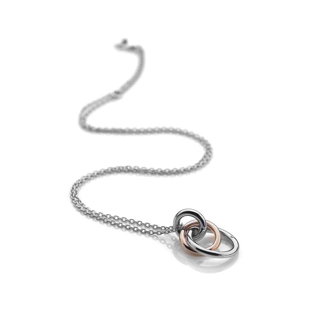Hot Diamonds Eternal Pendant - Rose Gold Plate Accents